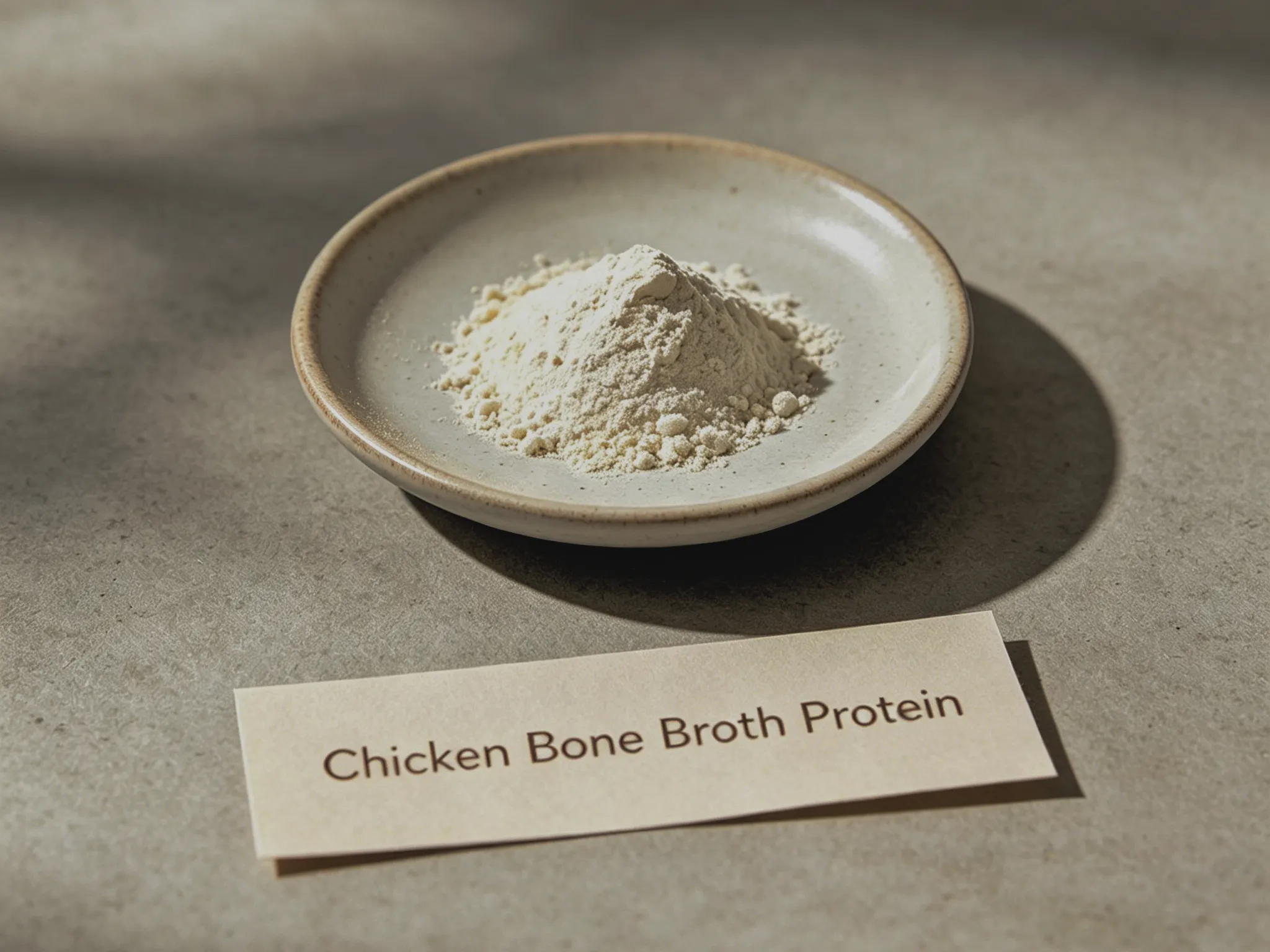 Bulk chicken bone broth protein powder for sports nutrition and paleo formulations