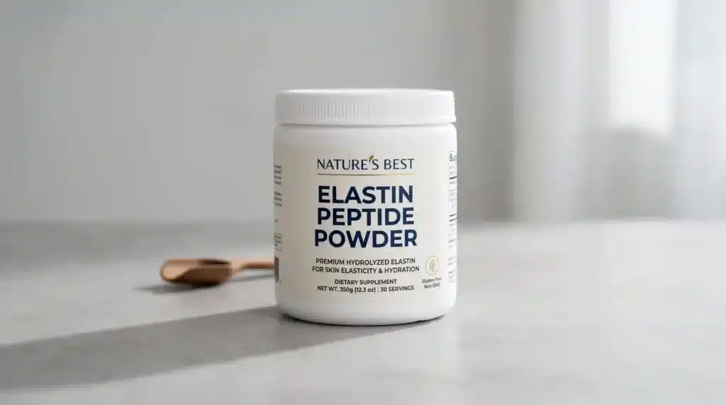 Discover what peptide structures are found only in elastin – desmosine, isodesmosine, VGVAPG, and exon 26A – and why they matter for authentic elastin peptides.