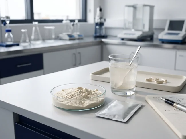 Beauty from within supplement ingredient formulation with collagen peptide powder