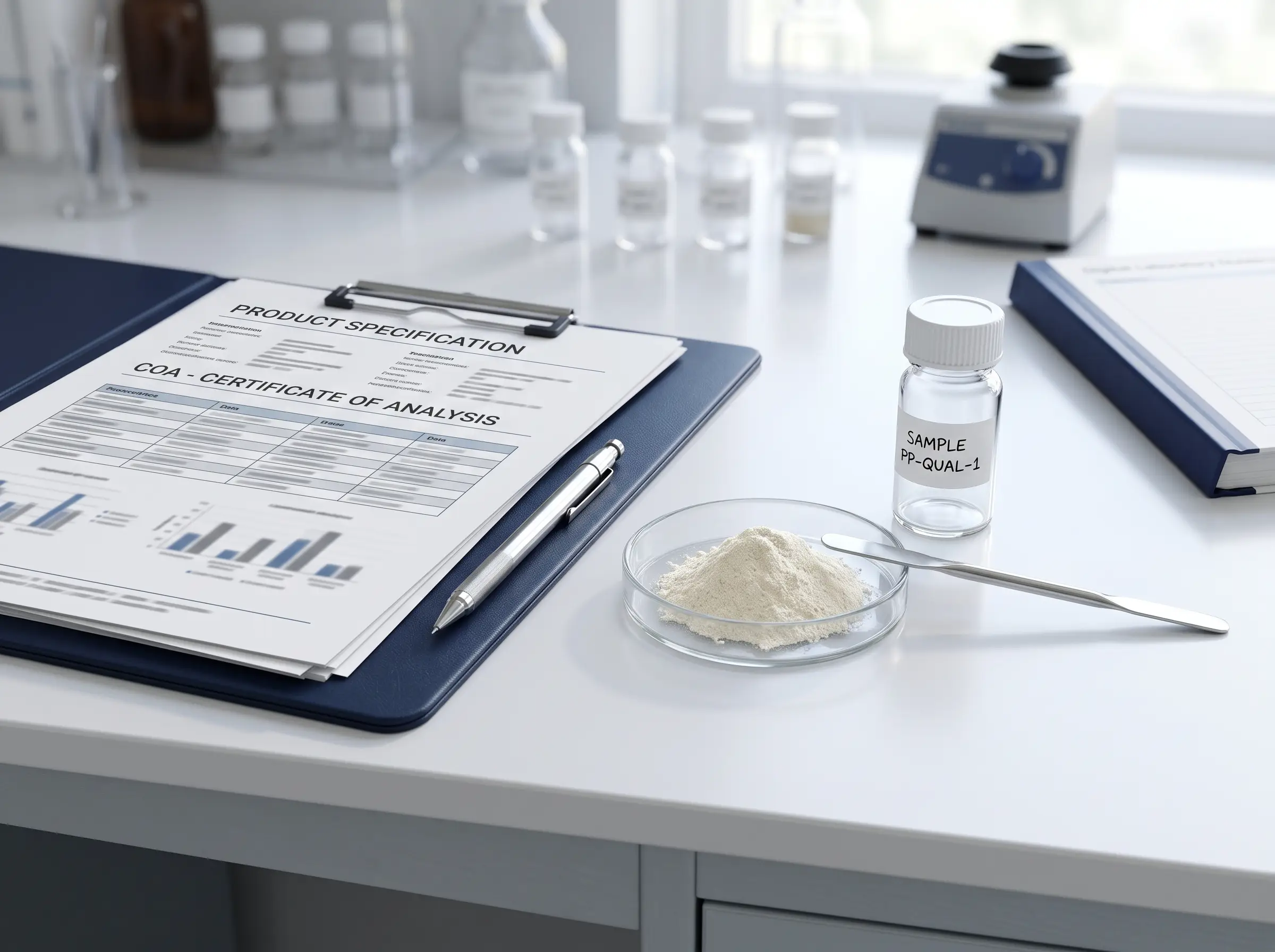 Technical specification and COA review for Beef Protein Isolate qualification