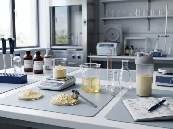 Brown Rice Protein formulation evaluation for plant-based protein powders