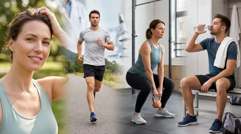 Research areas for collagen peptides including skin, joints, bone health, and sports nutrition